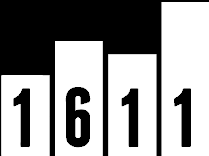 1611 logo blanco